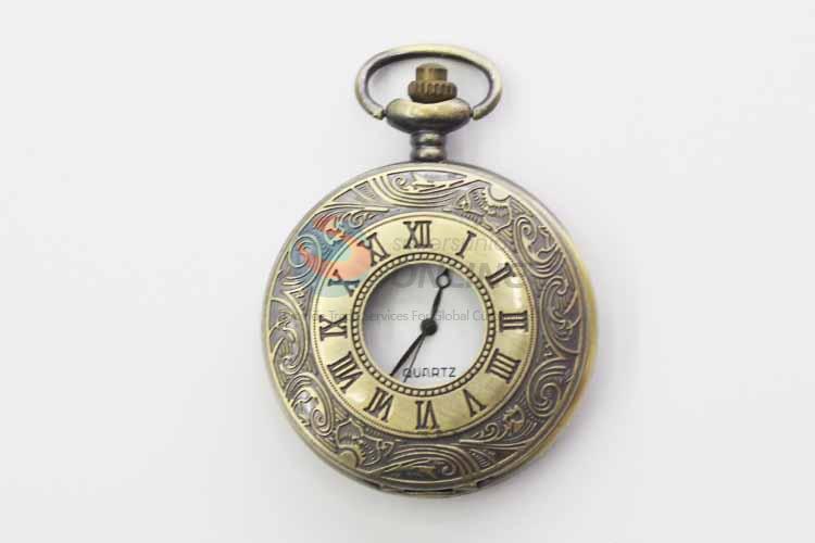 Women Quartz Movement Skeleton Pocket Watch