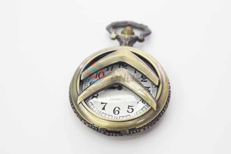 Vintage Quartz Movement Skeleton Pocket Watch