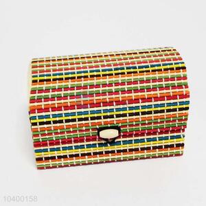 Wholesale colorful bamboo jewelry box