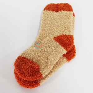 Hot sale good quality women polyester sock,9*22cm