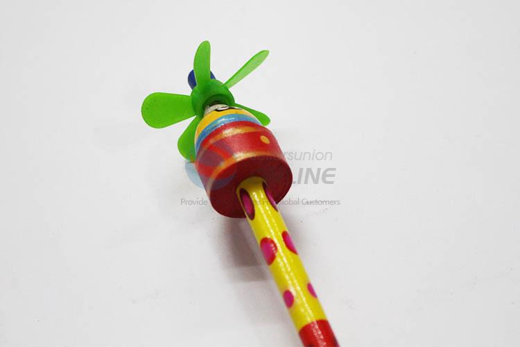 3D Cartoon Clown with Spring Wood HB Pencil/Cartoon Pencils for Kids