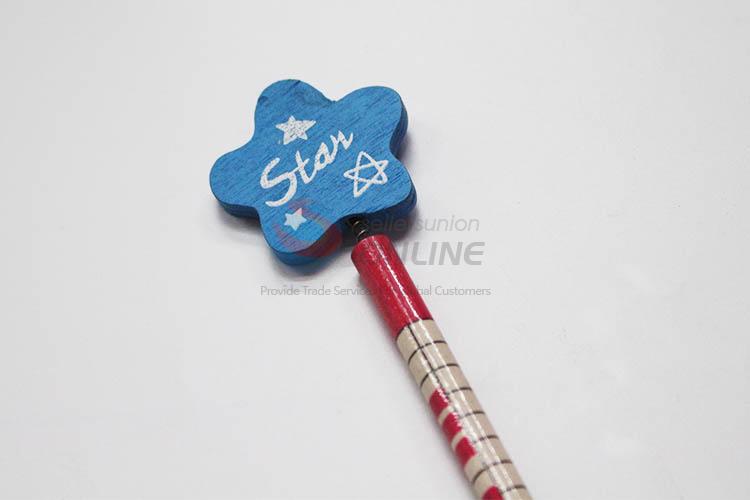 Star with Spring Wood HB Pencil/Cartoon Pencils for Kids