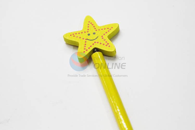 Star with Spring Wood HB Pencil/Cartoon Pencils for Kids