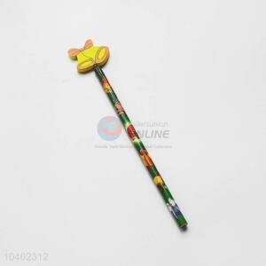 Ring Bell with Spring Wood HB Pencil/Cartoon Pencils for Kids