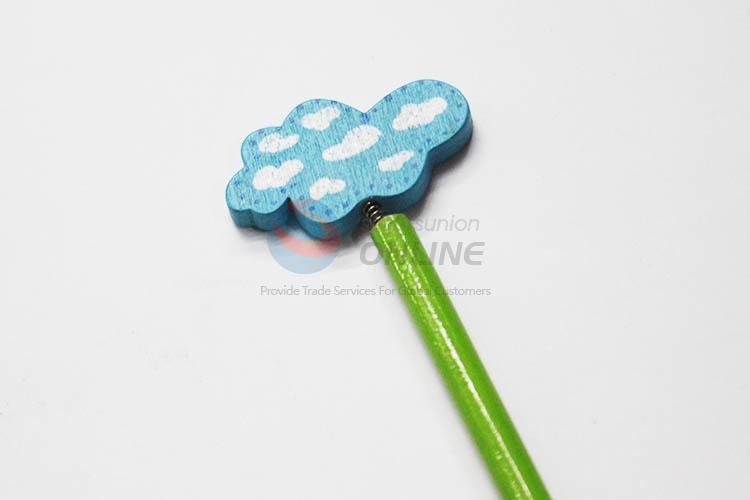 Cloud with Spring Wood HB Pencil/Cartoon Pencils for Kids