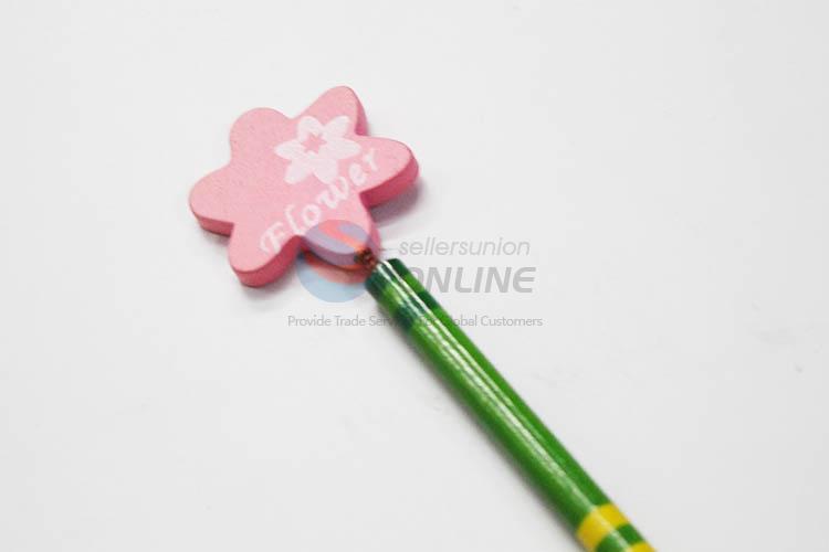 Flower with Spring Wood HB Pencil/Cartoon Pencils for Kids