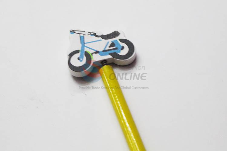 Bike with Spring Wood HB Pencil/Cartoon Pencils for Kids