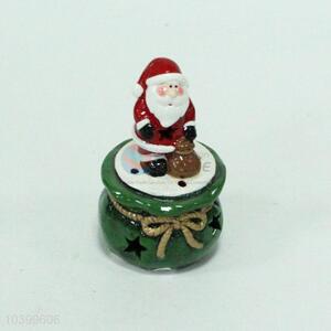 Competitive Price Father Christmas Porcelain Craft