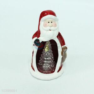 Decorative craft santa figurines for christmas