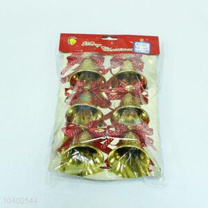 6Pcs Bowknot Design Plastic Bells for Christmas Decoration