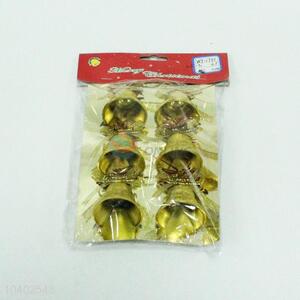 6Pcs Plastic Bells Decoration for Christmas