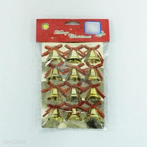 12Pcs Mini Plastic Christmas Bells Festival Decorations