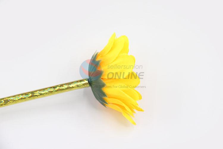 Factory Sales Creative Craft Flower Head  Ballpoint Pen School Stationery