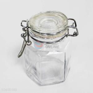 Transparent simple low price sealed jar