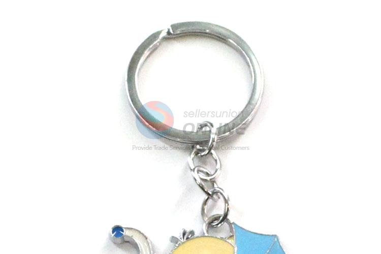 Custom Colorful Baby Strollers Shape Zinc Alloy Keychain