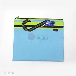 Wholesale high quality zipper document file folder bags, handle file bag organizer