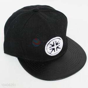 China Factory Hip-Hop Hat Flat PU Peaked Cap