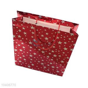 Fancy design hot selling laser laminated gift <em>bags</em> with <em>handles</em>