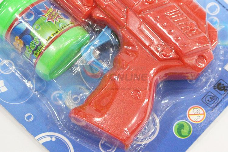 Summer Plastic Mini Toy Bubble Gun for Kid