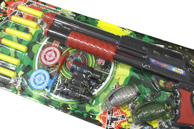 High Quality Plastic Shoot Game Toy Gun Set