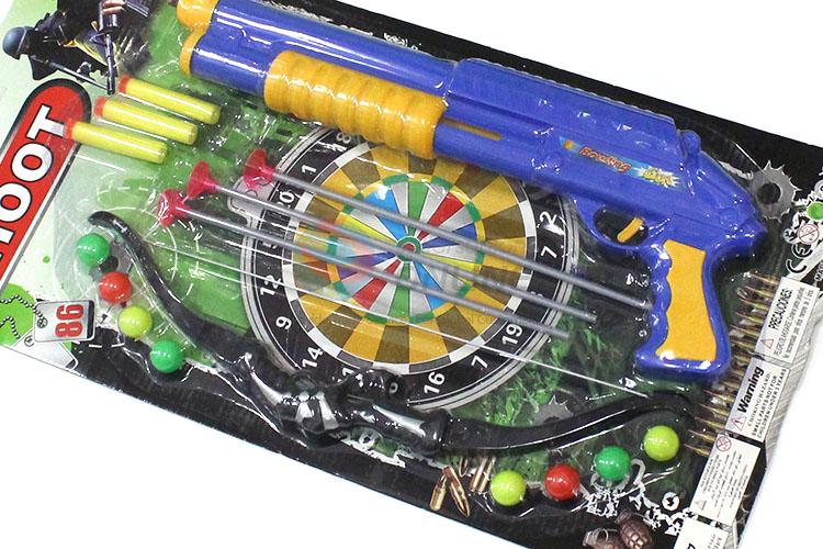 Best Sale Colorful Shoot Game Toy Gun With Bow And Arrow