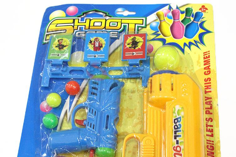 New Arrival Plastic Shoot Toy Gun With Ball Set