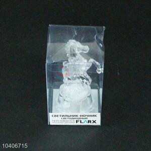 <em>LED</em> Acrylic Crystal Horse <em>Light</em>