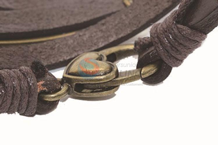 Wholesale China Supply Leather Bracelet For Men
