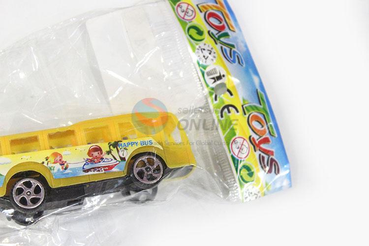 Factory Sale Pull-back Bus Children Toy Car