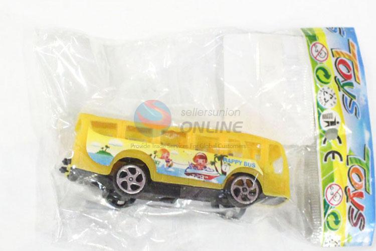 Factory Sale Pull-back Bus Children Toy Car