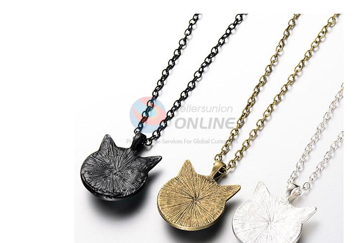 Good Quality Cute Cat Pattern Alloy Sweater Chain