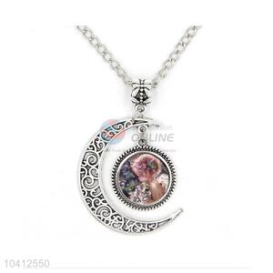 Customized New Arrival Moon Shape Jewelry Sweater Chain