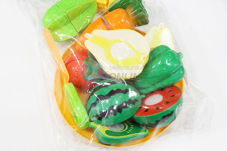 Promotional Gift Kitchen Set Toy Cutting Vegetables And Fruit
