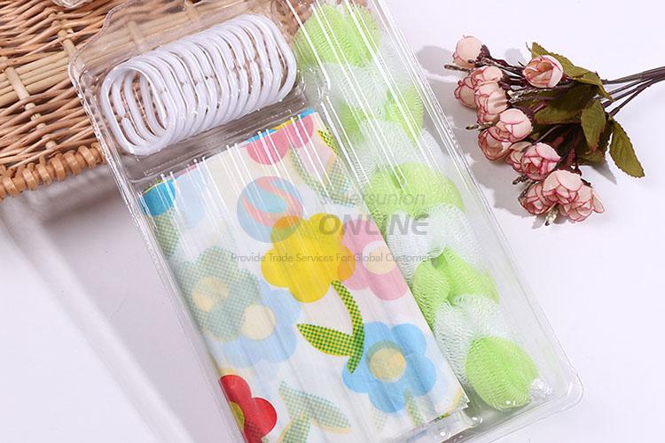 Factory supply popular shower curtain bath curtain set