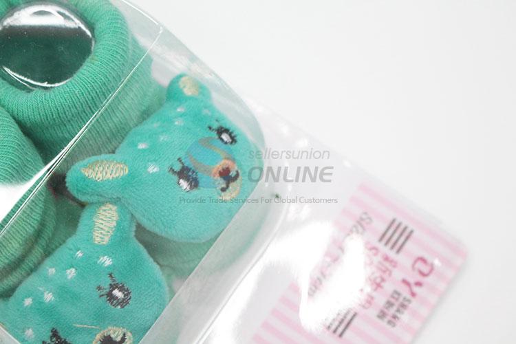 3D Bear Head Cotton Kids Baby Sock