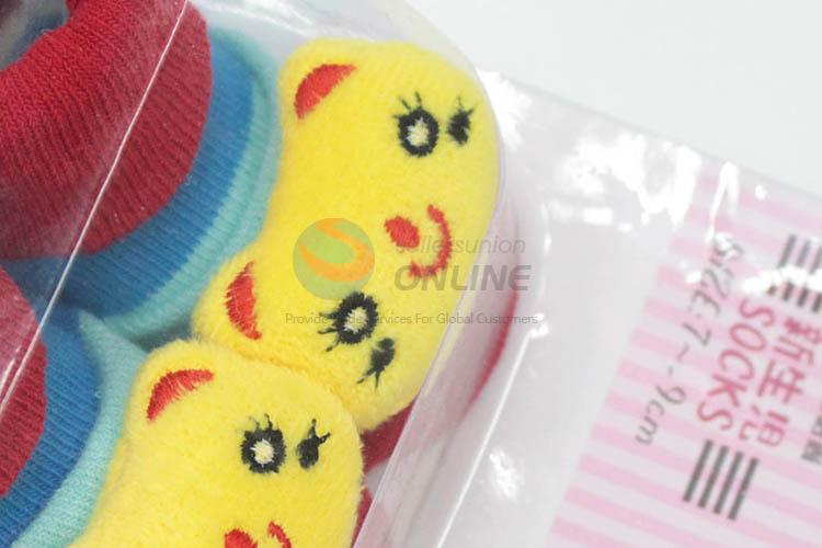 3D Cat Head Cotton Kids Baby Sock