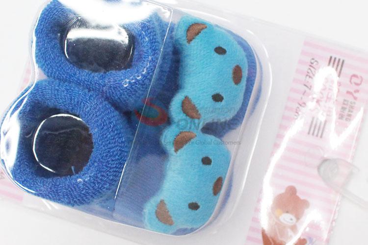 3D Bear Head Cotton Kids Baby Sock