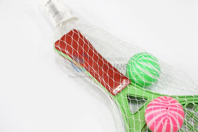 Direct Price Outdoor Kids Plastic Beach Tennis Racket with Ball