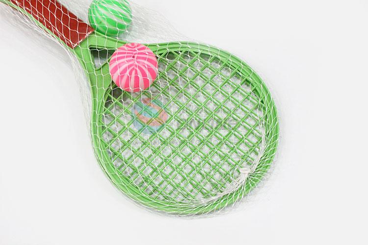 Direct Price Outdoor Kids Plastic Beach Tennis Racket with Ball