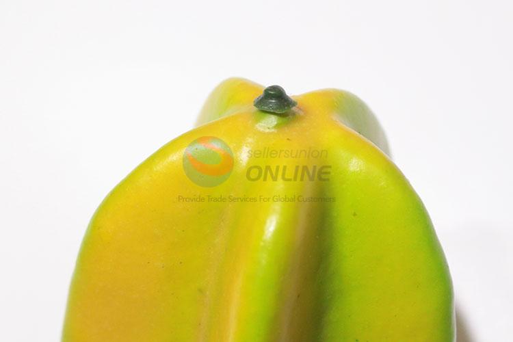 Wholesale Simulation Decorative Carambola Artificial Fruit