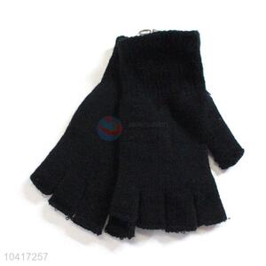 Half-finger warm knitted gloves for adults