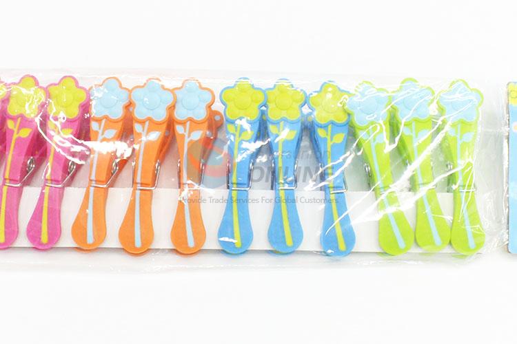 Great Cheap New Style Colorful Plastic Hangers Racks Clothespins Laundry Clothes Pins