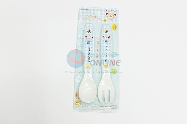 Simple Style Cartoon Nontoxic Safty Children Tableware Set