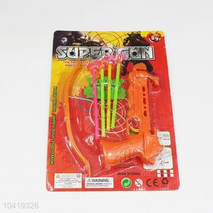 Plastic Bow and Arrow Gun Toy Set for Wholesale
