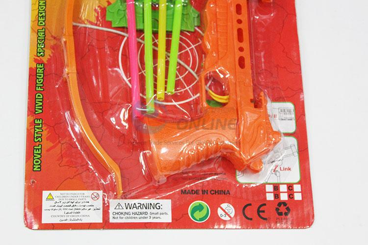 Plastic Bow and Arrow Gun Toy Set for Wholesale
