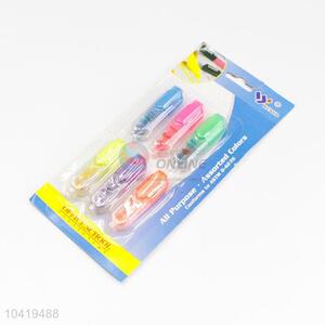 6Pcs Mini Portable Highlighter Pen