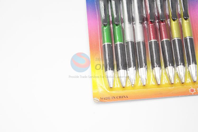 8Pcs Style Pen Ball-point Pen