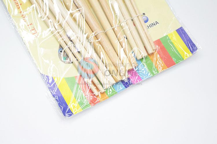 Natural Wooden Handle Student Paintbrush Set