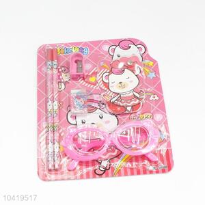 Fashion Girl Cartoon Design Sunglasses Stationery <em>Set</em>