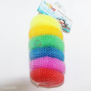 kitchen utensil 6pcs colorful plastic clean balls